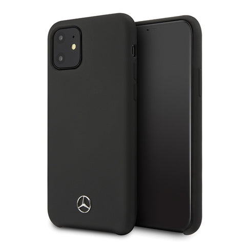 Hardcover mit Mercedes Benz Logo - Silicone Line - für iPhone 12, 12 Pro (6.1)