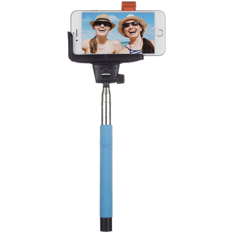 Kit - Vision - Bluetooth Selfie-Stange mit Fernbedienung - für Smartphones - Blau